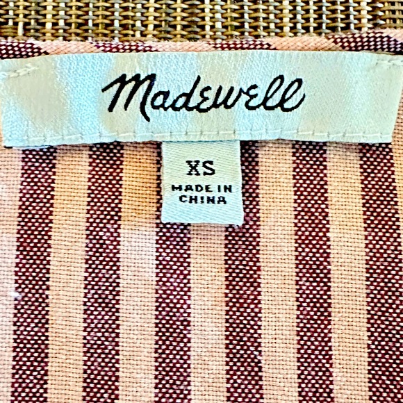 Madewell Cotton Wrap Top - Picture 2 of 6